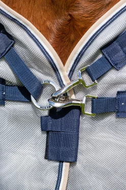 horseware Couverture Protectrice Rambo Protector Silver/Dark Blue Sale