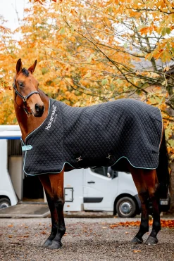 horseware Couverture Sechante D'Automne Black/Aqua Online