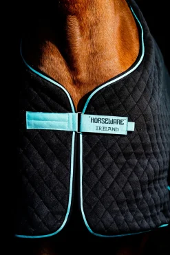horseware Couverture Sechante D'Automne Black/Aqua Online