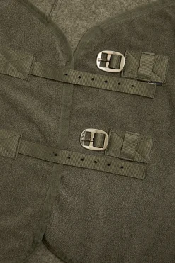 horze Couverture Sechante Polaire Sandnes Vert Olive Clearance
