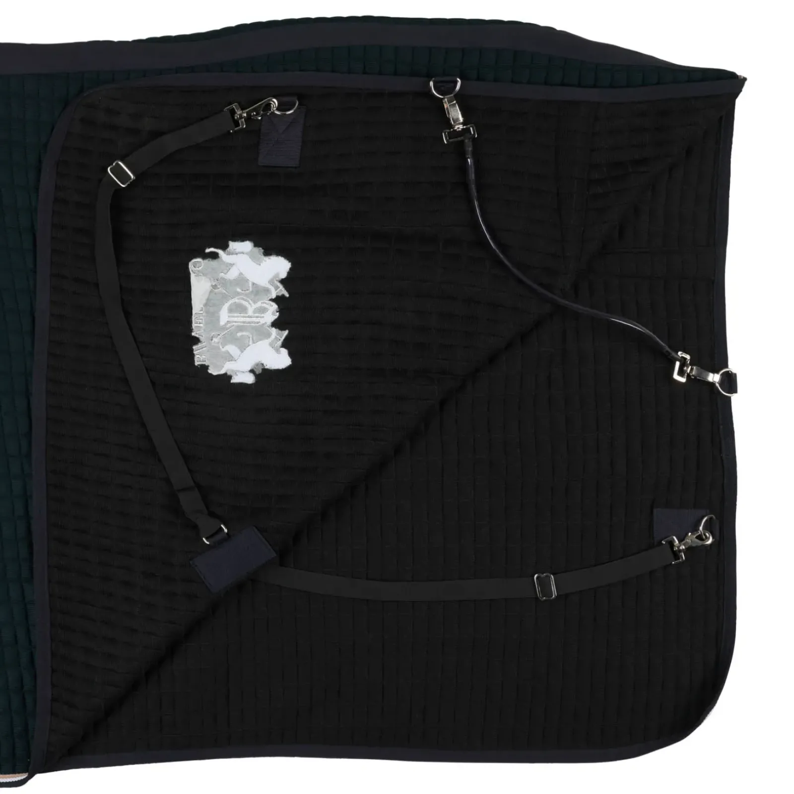 bvertigo Couverture Thermique B Vertigo Dylan Avec Tour D'Encolure En Fausse Fourrure Dark Navy Outlet