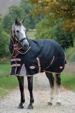 weatherbeeta Couverture Comfitec Premier Avectherapie-Tec Couvre-Encolure Amovible, 50 G Black/Silver/Red New