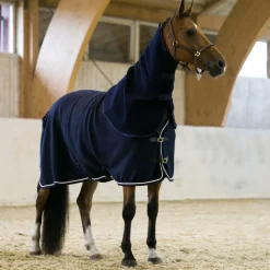 horze Couvre-Encolure Laine Vail Bleu Fonce Peacoat Clearance