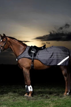 horseware Couvre-Reins Amigo Reflectech Comp Grey/Black