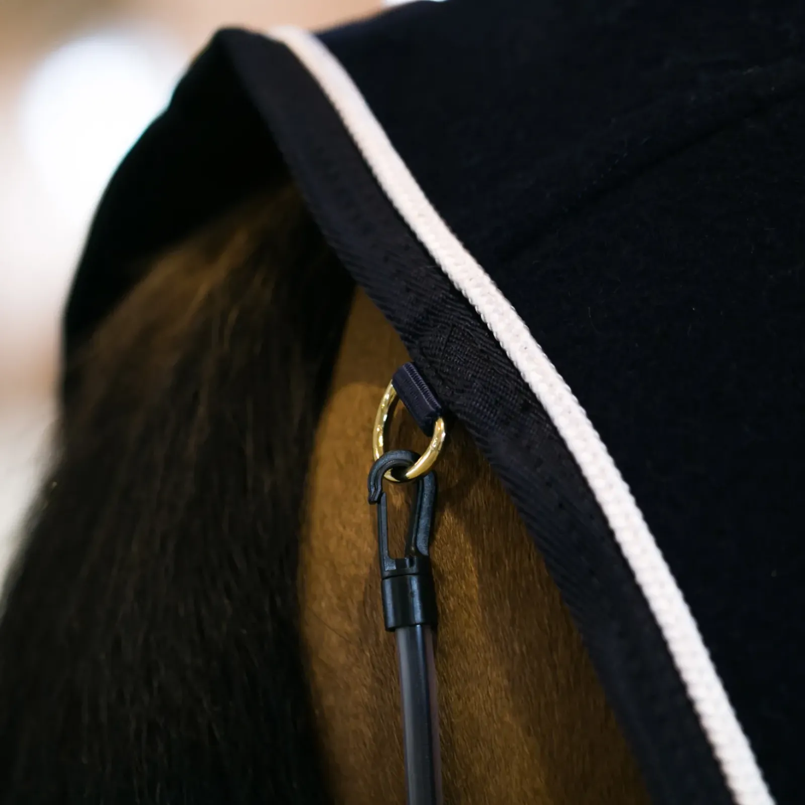 horze Couvre-Reins Laine Vail Bleu Fonce Peacoat