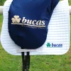 bucas Couvre-Selle Max, Faconne, Bleu Marine/Logo Db/Ab