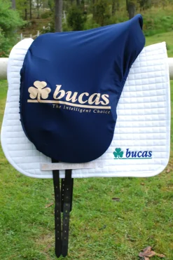 bucas Couvre-Selle Max, Faconne, Bleu Marine/Logo Db/Ab