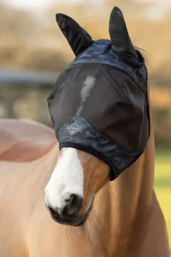 lemieux Demi Masque Anti-Mouches Integral Visor-Tek Camo Blue Sale