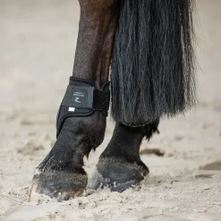 horze Ensemble De Guetres De Protection Protege-Tendons Et Protege-Boulets Armour Airflow Noir Best
