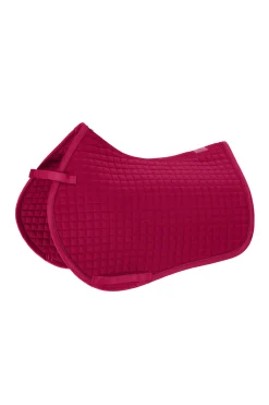eskadron Reflexx Ss23 Tapis De Selle De Saut Compact En Coton Beetroot Pink New