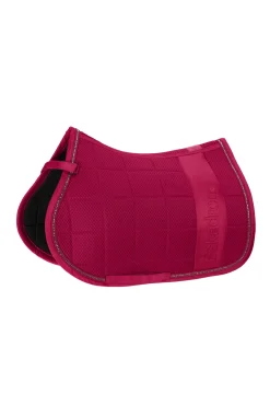 eskadron Reflexx Ss23 Tapis De Selle De Saut En Cristal A Grosses Mailles Carrees Beetroot Pink Online