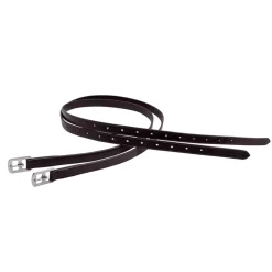 kavalkade Etrivières De Cuir Ecoline Black New