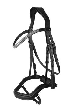 horze Filet Anatomique Highbury Avec Frontal Cristal Noir Discount
