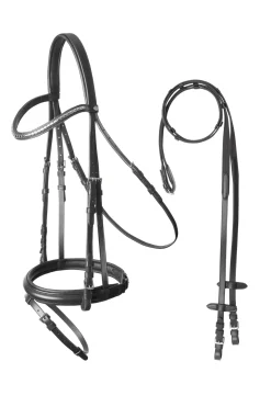 horze Filet Safari Clincher Black New