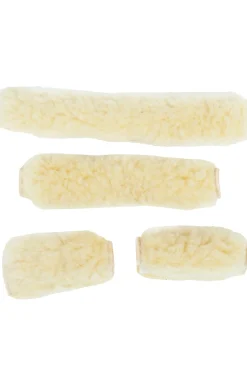 horze Fourreaux De Licol , Pack De 4 Blanc Casse