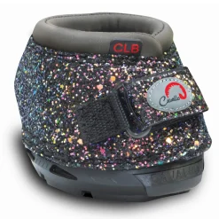 cavallohorseriderfr F.R.A. Cavallo Clb Hoofboots Black/Sparkle Clearance