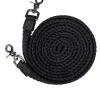 fra F.R.A. Gabi Flat Woven Cotton Reins 25Mm, W/ Clips 300Cm Black Hot