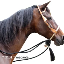fra F.R.A. Macanta Complete Bosal Bridle (System 2) Natural New