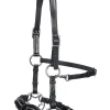 fra Miranti Hackamore (System 2) Leather, Jaw Straps, W/ Scissors Black