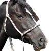 fra F.R.A. Nanouk Bitless Bridle (System 4) Cotton W/ Clip Reins Natural/Black