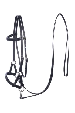 fra Pardoes Sidepull (System 3) Leather W/ Anti Slip Reins Black New
