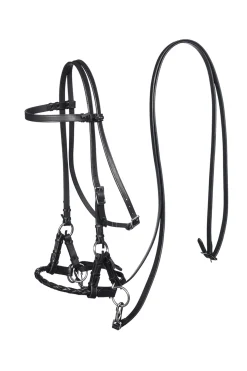fra F.R.A. Pariba Sidepull (System 3) Woven Noseband, W/Reins Black Best