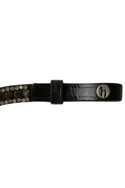 horze Frontal Avec Cristaux Columbia Noir/Argente Hot