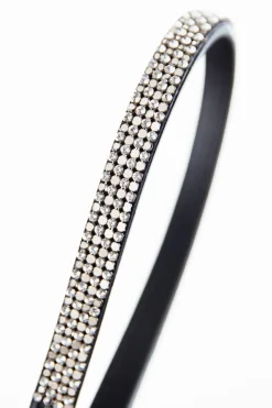 horze Frontal Barcelona Avec Cristaux Swarovski Black