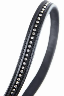 horze Frontal Budapest Avec Cristaux Swarovski Black Clearance