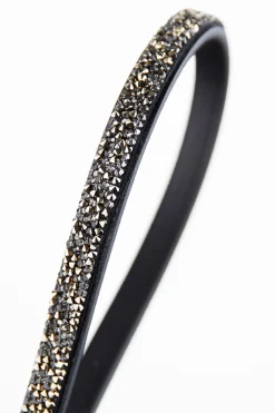 horze Frontal Cape Town Avec Cristaux Swarovski Black