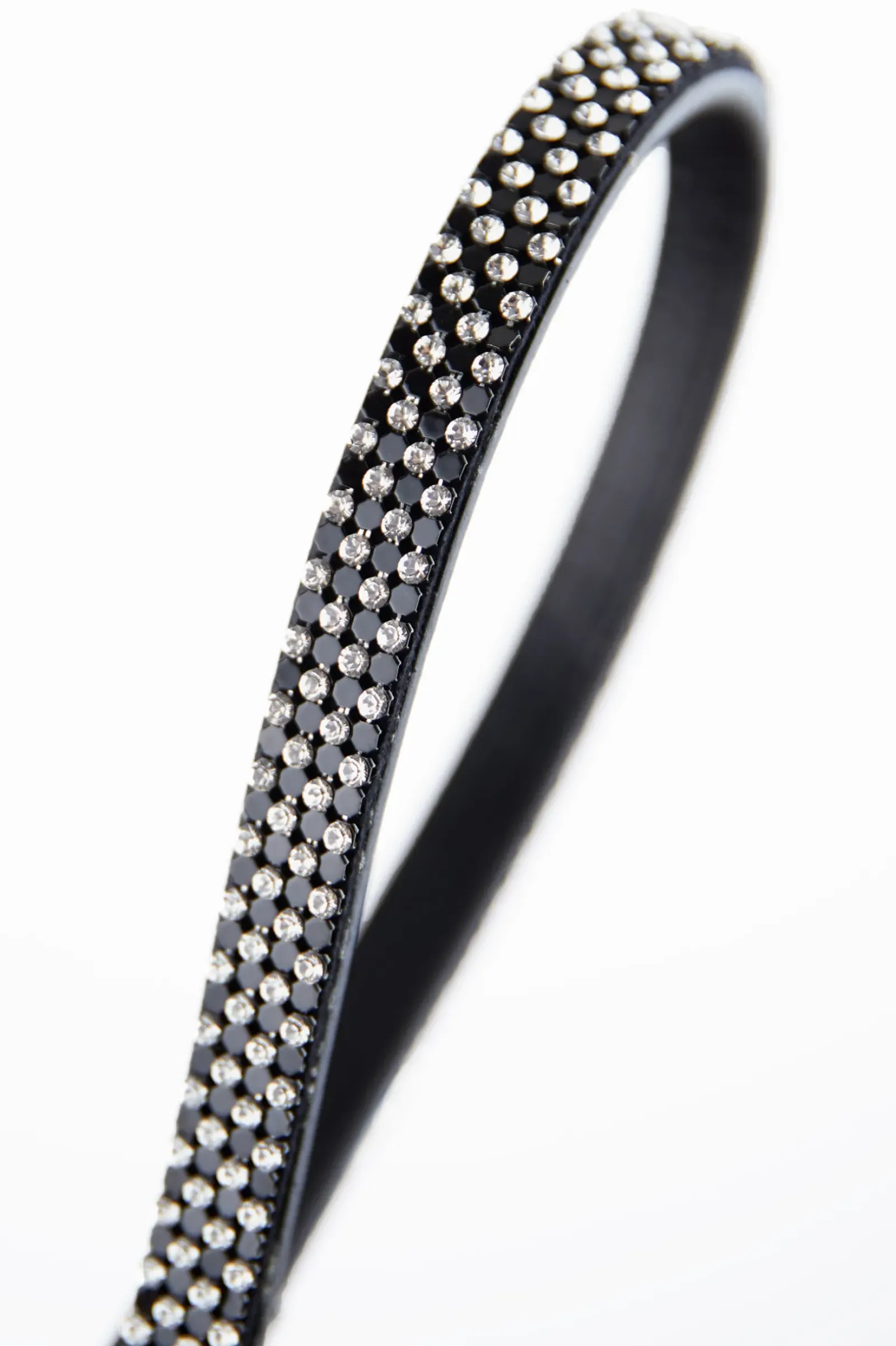 horze Frontal Edinburgh Avec Cristaux Swarovski Black Discount