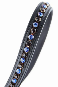 horze Frontal Halstatt Avec Cristaux Swarovski Black Outlet