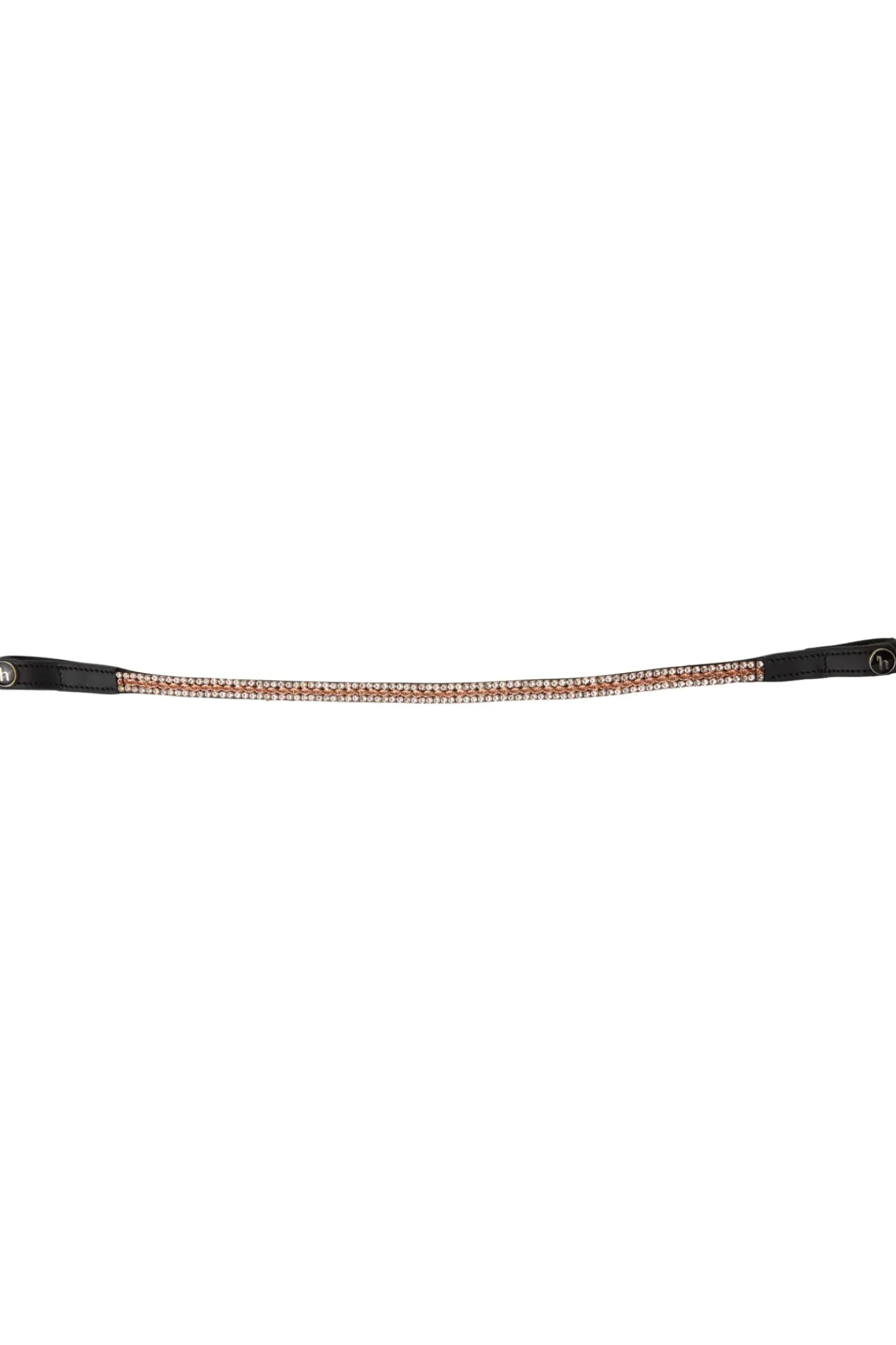 horze Frontal Nancy Cristal Avec Frontal Ligne Black/Rose Gold Discount
