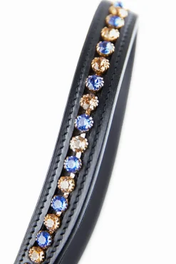 horze Frontal Seville Avec Cristaux Swarovski Black Sale