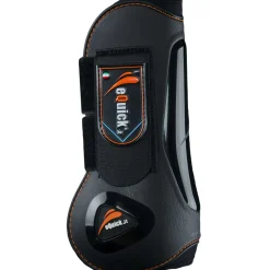 equick Guetres Anterieures Elight Avec Velcro Black