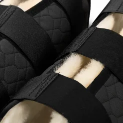 christ Guetres De Protection , Anterieures Black/Off-White Discount