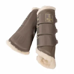 eskadron Guetres De Protection Fermees Protege-Tendons Heritage Aw21 Softslate Evo-Wool Plaza Taupe Light Brown Best