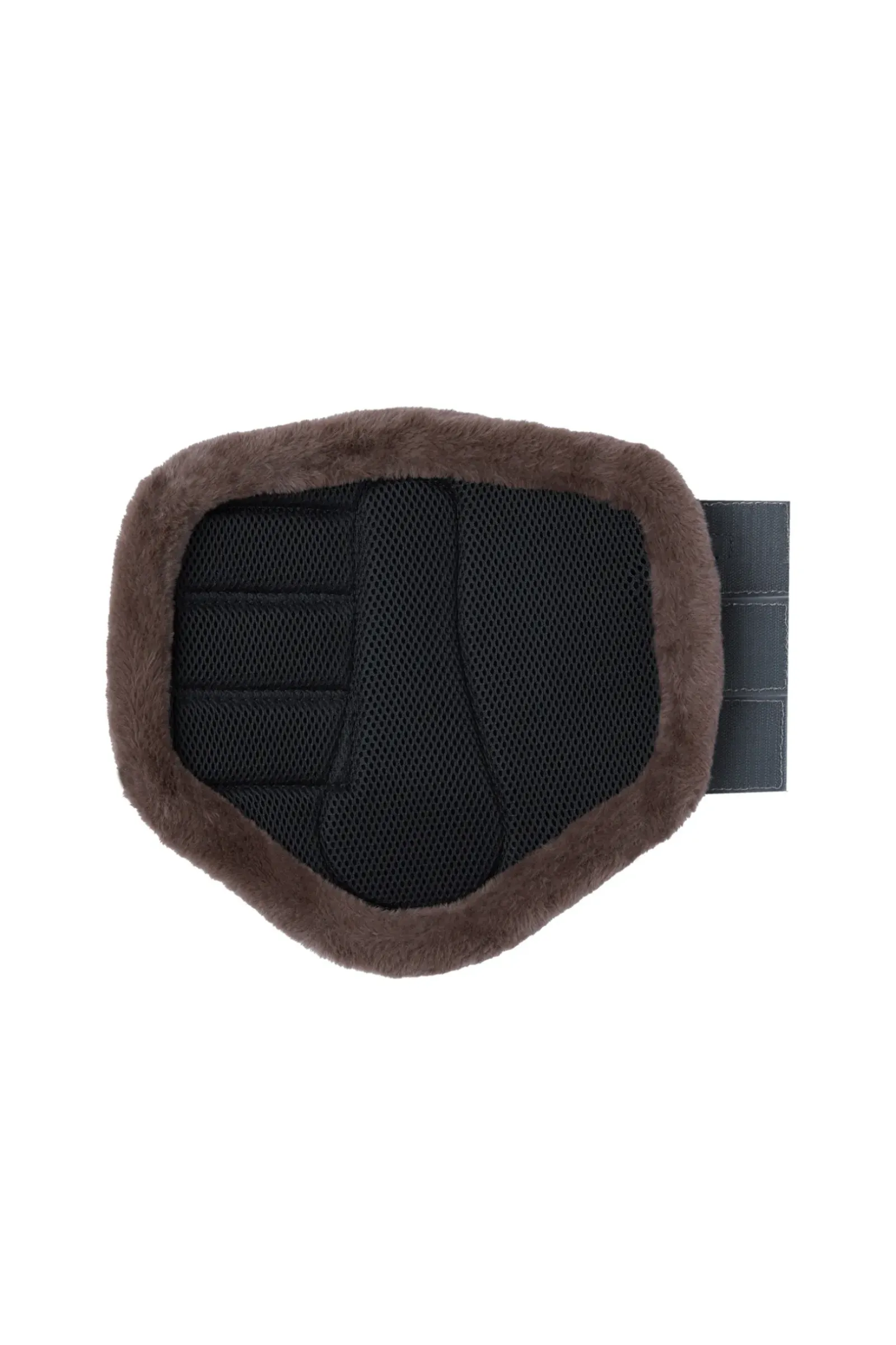 horze Guetres De Protection Fermees Protege-Tendons Avec Doublure Fausse Fourrure Houston Charcoal Grey Online