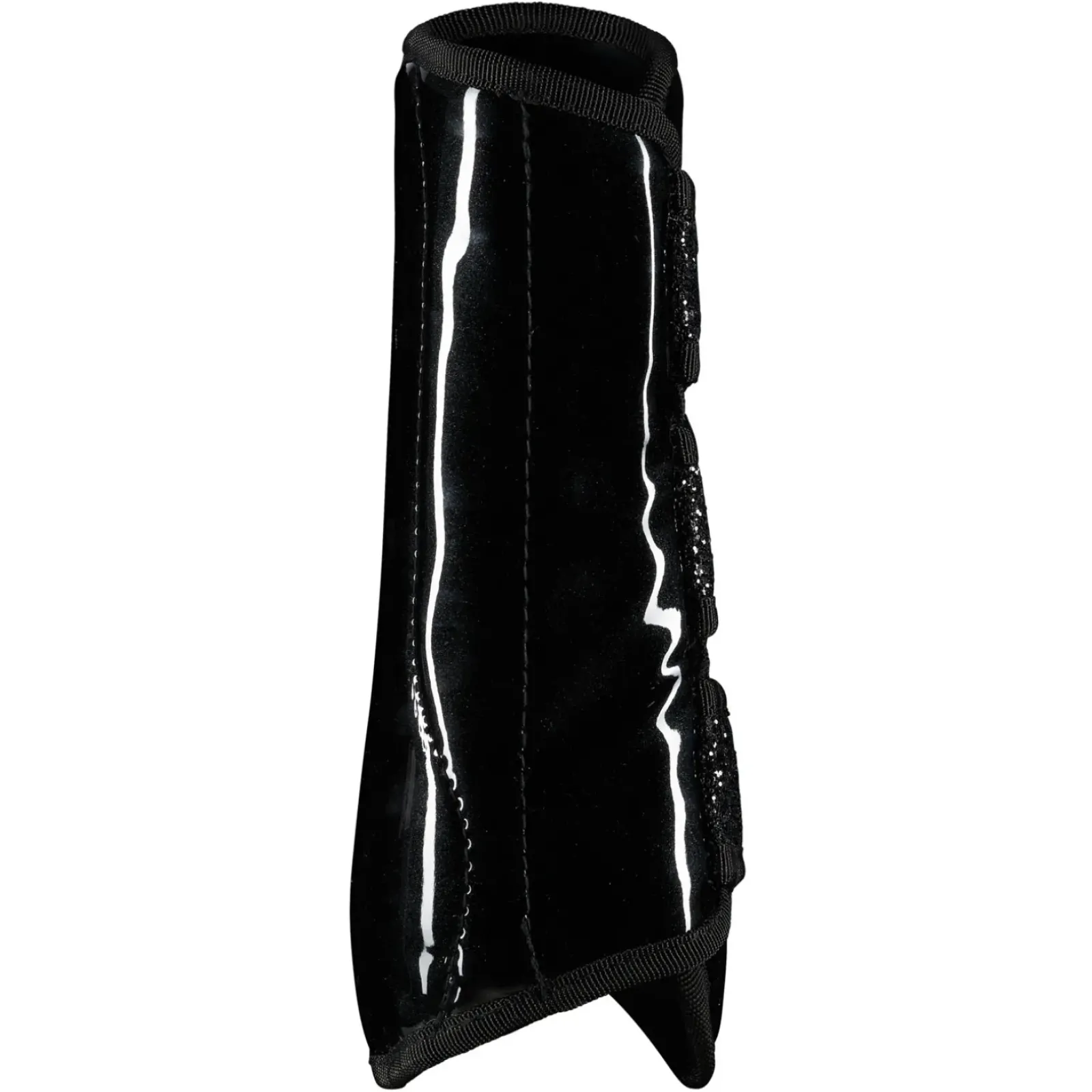 horze Guetres De Protection Fermees Protege-Tendons A Paillettes Noir Discount