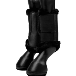 lemieux Guetres De Protection Fermees Le Mieux Fleece Doublees Mesh Black/Black Hot