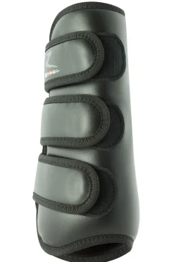 horze Guetres De Protection Fermees, Protege-Tendons Laval Noir Clearance