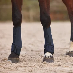 horze Guetres De Protection Fermees Protege-Tendons En Neoprene Marquess Dark Navy