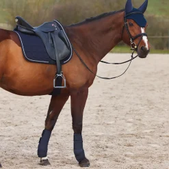 horze Guetres De Protection Fermees Protege-Tendons En Neoprene Marquess Dark Navy