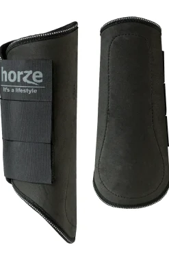 horze Guetres De Protection Fermees Doublure Mouton Noir New