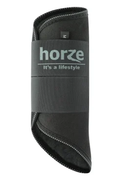 horze Guetres De Protection Fermees Doublure Mouton Noir New