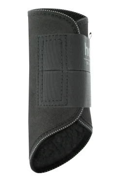 horze Guetres De Protection Fermees Doublure Mouton Noir New