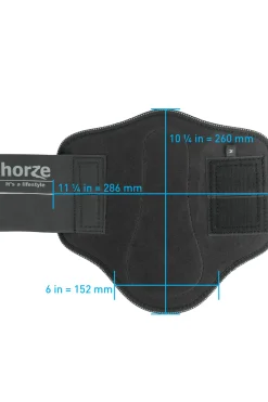 horze Guetres De Protection Fermees Doublure Mouton Noir New