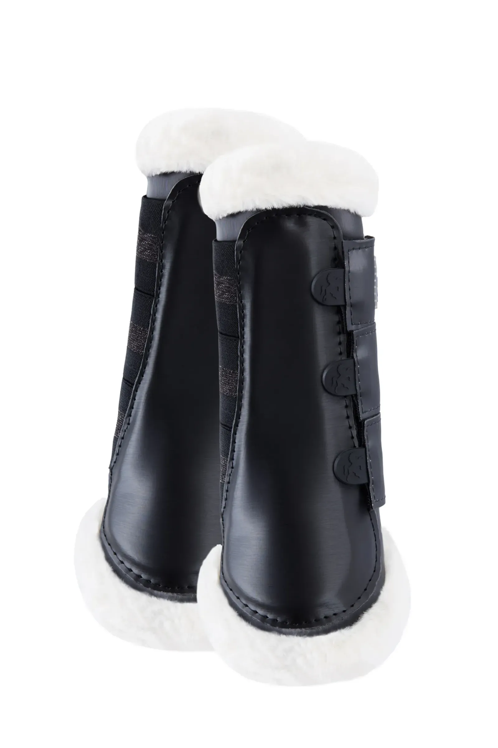 bvertigo Guetres De Protection Protege Tendons Fermes B Vertigo Drew Avec Doublure En Fausse Fourrure Black Best
