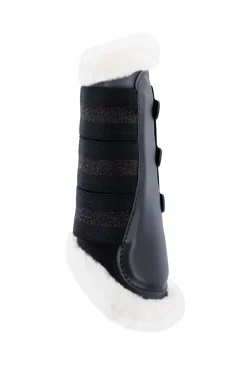 bvertigo Guetres De Protection Protege Tendons Fermes B Vertigo Drew Avec Doublure En Fausse Fourrure Black Best