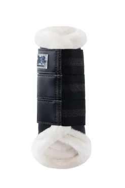 bvertigo Guetres De Protection Protege Tendons Fermes B Vertigo Drew Avec Doublure En Fausse Fourrure Black Best